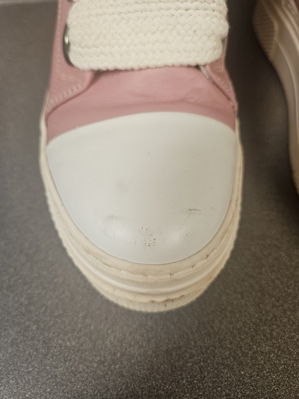 High-Top Platform Sneakers - Pink/White - Picture 4 of 14